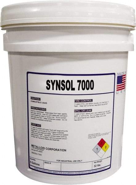 Metalloid - SynSol 7000, 5 Gal Pail Cutting Fluid - Semisynthetic - Benchmark Tooling