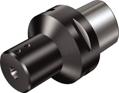 Sandvik Coromant - C8;25 System Size, Modular Tool Holding System Adapter - 98mm Projection, 63mm Body Diam, 5-3/4" OAL, Through Coolant - Exact Industrial Supply