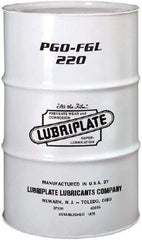 Lubriplate - 55 Gal Drum, Synthetic Gear Oil - 6°F to 443°F, 227 St Viscosity at 40°C, 42 St Viscosity at 100°C, ISO 220 - Benchmark Tooling