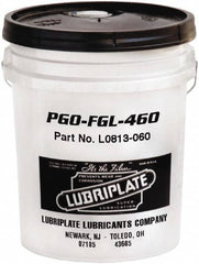 Lubriplate - 5 Gal Pail, Synthetic Gear Oil - 17°F to 443°F, 477 St Viscosity at 40°C, 83 St Viscosity at 100°C, ISO 460 - Benchmark Tooling