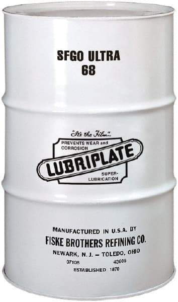 Lubriplate - 55 Gal Drum, ISO 68, SAE 30, Air Compressor Oil - 5°F to 395°, 325 Viscosity (SUS) at 100°F, 59 Viscosity (SUS) at 210°F - Benchmark Tooling