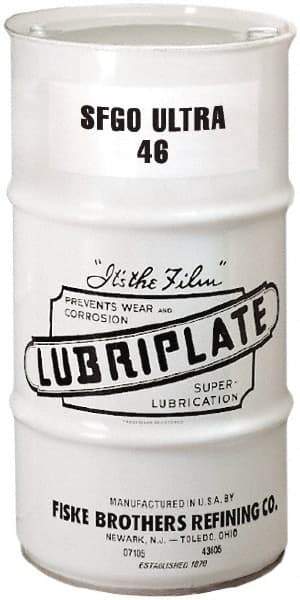 Lubriplate - 16 Gal Drum, ISO 46, SAE 20, Air Compressor Oil - 5°F to 380°, 220 Viscosity (SUS) at 100°F, 52 Viscosity (SUS) at 210°F - Benchmark Tooling