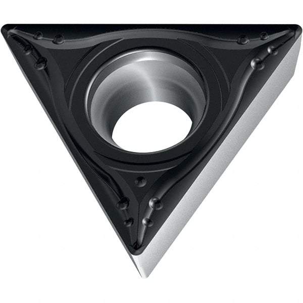 Walter - TCMT21.52 MK4 Grade WKK10S Carbide Turning Insert - TiCN/Al2O3 Finish, 60° Trigon, 1/4" Inscr Circle, 3/32" Thick, 1/32" Corner Radius - Benchmark Tooling