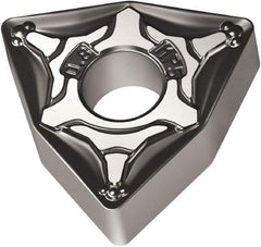 Walter - WNMG433 MP5 Grade WPP05S Carbide Turning Insert - 80° Trigon, 1/2" Inscr Circle, 3/16" Thick, 3/64" Corner Radius - Benchmark Tooling