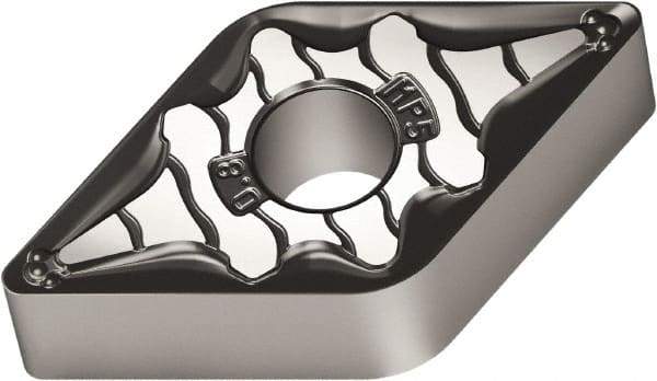 Walter - DNMG433 MP5 Grade WPP05S Carbide Turning Insert - 55° Diamond, 1/2" Inscr Circle, 3/16" Thick, 3/64" Corner Radius - Benchmark Tooling