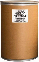Lubriplate - 325 Lb Drum Light Blue Launch Basecoat - 122 to 500 Sq Ft Coverage, Wax - Benchmark Tooling