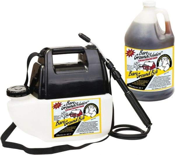 Bare Ground Solutions - 1 Gal Pump Spray Calcium Chloride Liquid - Effective to -20°F - Benchmark Tooling