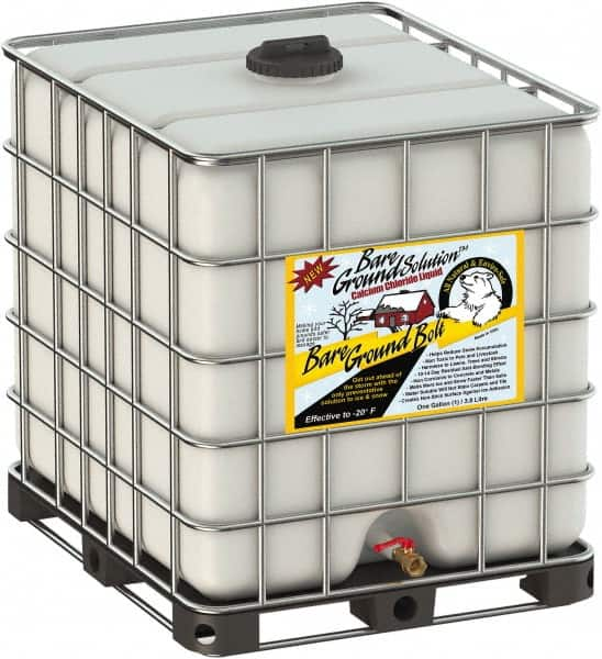 Bare Ground Solutions - 275 Gal Tote Calcium Chloride Liquid - Effective to -20°F - Benchmark Tooling