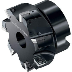 Walter - 5 Inserts, 40.01mm Cut Diam, 16mm Arbor Diam, 8.41mm Max Depth of Cut, Indexable Square-Shoulder Face Mill - 90° Lead Angle, 40.01mm High, SD.W09T3.. Insert Compatibility, Through Coolant, Series M4132 - Benchmark Tooling