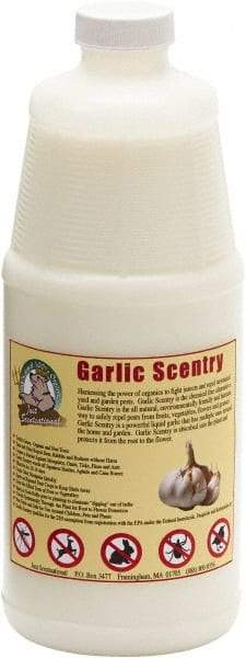 Bare Ground Solutions - Garlic Scentry Quart Bottle Ready to Use Premixed to repel unwanted animals - Garlic Scentry harnesses the power of organics to fight insects and repel unwanted yard and garden pests. - Benchmark Tooling