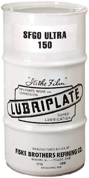 Lubriplate - 16 Gal Drum, Synthetic Gear Oil - 7°F to 395°F, 762 SUS Viscosity at 100°F, 97 SUS Viscosity at 210°F, ISO 150 - Benchmark Tooling