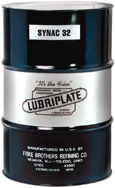 Lubriplate - 55 Gal Drum, ISO 32, SAE 10, Air Compressor Oil - 5°F to 350°, 155 Viscosity (SUS) at 100°F, 46 Viscosity (SUS) at 210°F - Benchmark Tooling