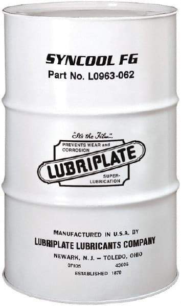 Lubriplate - 55 Gal Drum, ISO 46, SAE 20, Air Compressor Oil - 5°F to 430°, 41 Viscosity (cSt) at 40°C, 10 Viscosity (cSt) at 100°C - Benchmark Tooling