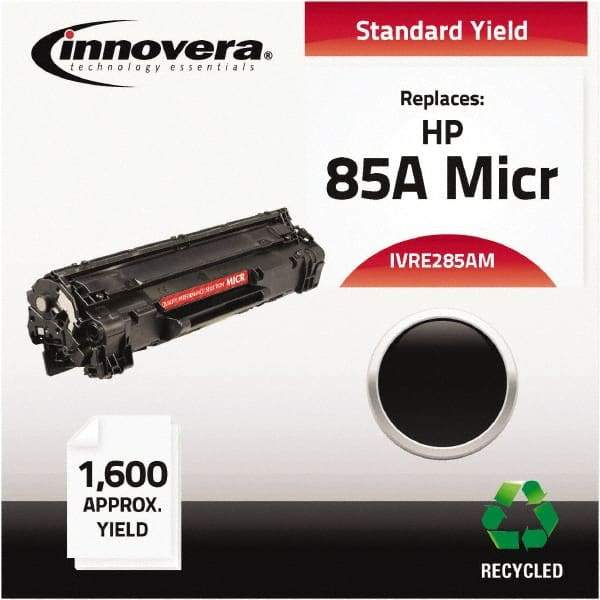 innovera - Black MICR Toner - Use with HP LaserJet Pro M1130, M1132MFP, M1134MFP, M1136MFP, M1137, M1138, M1139, M1210, M1212NF, HP Laser Jet Pro M1212F, M1213NF, M1214NFH, M1216NFH, M1217NFW, M1219NF, P1100, P1102, P1102W - Benchmark Tooling