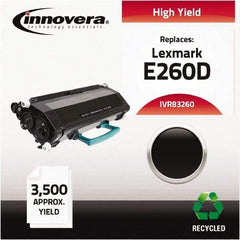 innovera - Black Toner Cartridge - Use with Lexmark E260D, E260DN, E360D, E360DN, E460DN, E460DW, E462DTN - Benchmark Tooling