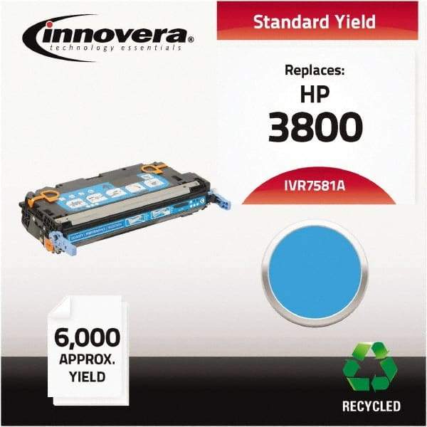 innovera - Cyan Toner Cartridge - Use with HP Color LaserJet 3800, CP3505 - Benchmark Tooling