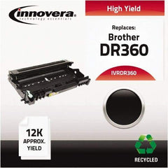 innovera - Black Drum Unit - Use with Brother DCP-7030, 7040, HL-2140, 2150N, 2170W, MFC-7320, 7340, 7345N, 7440N, 7840W - Benchmark Tooling