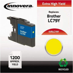 innovera - Yellow Inkjet Printer Cartridge - Use with Brother MFC-J6510DW, MFC-J6710DW, MFC-J6910DW, MFC-J825DW, MFC-J835DW - Benchmark Tooling