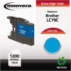 innovera - Cyan Inkjet Printer Cartridge - Use with Brother MFC-J6510DW, MFC-J6710DW, MFC-J6910DW, MFC-J825DW, MFC-J835DW - Benchmark Tooling