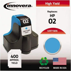 innovera - Cyan Inkjet Printer Cartridge - Use with HP Photosmart C5180, C6180, C7180, D6160, D7145, D7155, D7160, D7345, D7355, D7360, 3110, 3210, 3310, 8250 - Benchmark Tooling