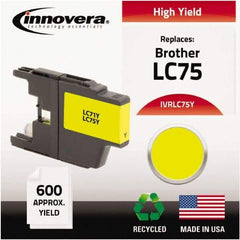 innovera - Yellow Inkjet Printer Cartridge - Use with Brother MFC-J6510DW, MFC-J6710DW, MFC-J6910DW, MFC-J825DW, MFC-J835DW - Benchmark Tooling