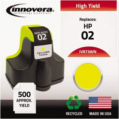 innovera - Yellow Inkjet Printer Cartridge - Use with HP Photosmart C5180, C6180, C7180, D6160, D7145, D7155, D7160, D7345, D7355, D7360, 3110, 3210, 3310, 8250 - Benchmark Tooling