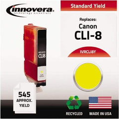 innovera - Yellow Inkjet Printer Cartridge - Use with Canon PIXMA iP3300, iP3500, iP4200, iP4300, iP4500, iP5200, MP500, MP510, MP520, MP530, MP600, MP610, MP800, MP810, MP830, MP950, MP960, MP970, MX700, MX850 - Benchmark Tooling