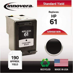 innovera - Black Inkjet Printer Cartridge - Use with HP Deskjet 1000, 1050, 1055, 2050, 3000, 3050, 3050A, 3052A, 3054A - Benchmark Tooling