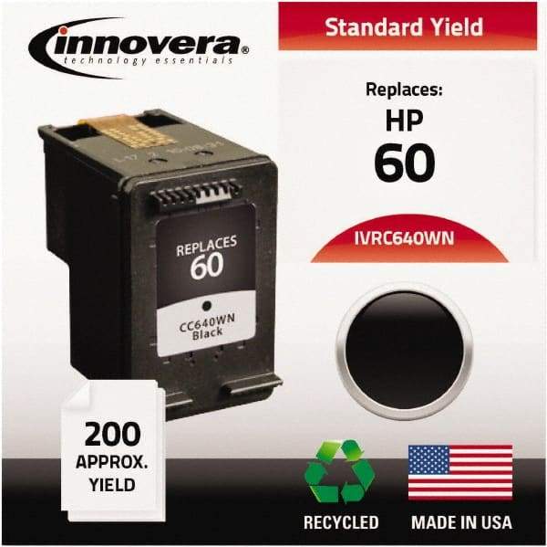 innovera - Black Inkjet Printer Cartridge - Use with HP Deskjet D2530, D2545, D2560, D5560, F4200, F4440, F4480, Photosmart C4640, C4650, C4680, C4795 - Benchmark Tooling