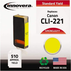 innovera - Yellow Inkjet Printer Cartridge - Use with Canon PIXMA iP3600, iP4600, iP4700, MP560, MP620, MP640, MP980, MP990, MX860, MX870 - Benchmark Tooling