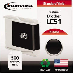 innovera - Black Ink Cartridge - Use with Brother DCP-130C, 330C, 350C, Fax 1360, 1860C, 1960C, 2480C, 2580C, MFC-230C, 240C, 440CN, 465CN, 665CW, 685CW, 845CW, 885CW, 3360C, 5460CN, 5860CN - Benchmark Tooling