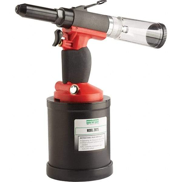 Marson - 1/4" Capacity, Air Riveter - 1-1/8" Long Stroke, 1/4 NPT Inlet - Benchmark Tooling