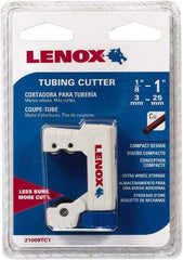 Lenox - 1/8" to 1" Pipe Capacity, Tube Cutter - Cuts Copper - Benchmark Tooling