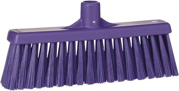 Vikan - 5-5/8" OAL Polyester Bristle Lobby Broom - 3" Bristle Length, 11" Wide - Benchmark Tooling