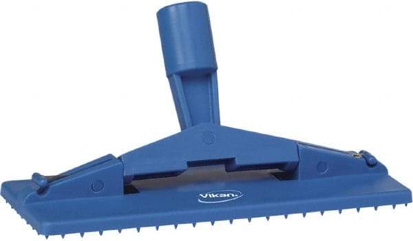 Vikan - 9" Long x 3-3/4" Wide Scouring Pad Holder - Blue - Benchmark Tooling