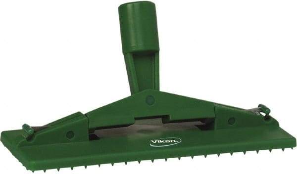 Vikan - 9" Long x 3-3/4" Wide Scouring Pad Holder - Green - Benchmark Tooling