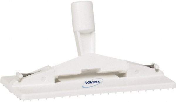 Vikan - 9" Long x 3-3/4" Wide Scouring Pad Holder - White - Benchmark Tooling
