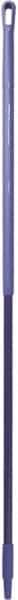 Vikan - 59 x 1-1/4" Fiberglass Squeegee Handle - European Threaded Connection, Purple - Benchmark Tooling