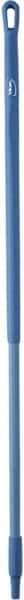 Vikan - 51 x 1-1/4" Fiberglass Squeegee Handle - European Threaded Connection, Blue - Benchmark Tooling