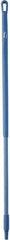 Vikan - 51 x 1-1/4" Fiberglass Squeegee Handle - European Threaded Connection, Blue - Benchmark Tooling