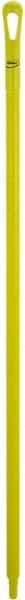 Vikan - 51 x 1-1/4" Polypropylene Squeegee Handle - European Threaded Connection, Yellow - Benchmark Tooling