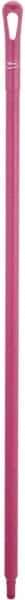 Vikan - 51 x 1-1/4" Polypropylene Squeegee Handle - European Threaded Connection, Pink - Benchmark Tooling