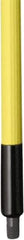 Remco - 187 x 1-1/4" Fiberglass Squeegee Handle - European Threaded Connection, Yellow, Telescoping - Benchmark Tooling