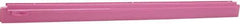 Vikan - 24" Rubber Blade Squeegee Refill - Double Edge, Pink, Plastic Holder - Benchmark Tooling