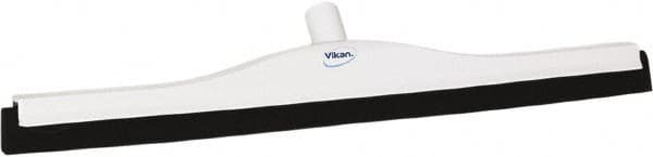 Vikan - 24" Foam Rubber Blade Bench Squeegee - Double Edge, White, Plastic Holder - Benchmark Tooling