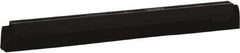 Vikan - 16" Foam Rubber Blade Squeegee Refill - Double Edge, Black, Plastic Holder - Benchmark Tooling