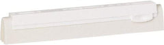 Vikan - 10" Foam Rubber Blade Squeegee Refill - Double Edge, White, Plastic Holder - Benchmark Tooling