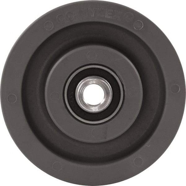 Caster Connection - 5 Inch Diameter x 2 Inch Wide, High Grade Nylon Caster Wheel - 1,200 Lb. Capacity, 2.2 Inch Hub Length, 1/2 Inch Axle Diameter, Sealed Precision Ball Bearing - Benchmark Tooling
