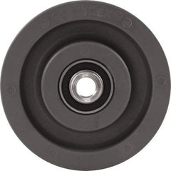 Caster Connection - 5 Inch Diameter x 2 Inch Wide, High Grade Nylon Caster Wheel - 1,200 Lb. Capacity, 2.2 Inch Hub Length, 1/2 Inch Axle Diameter, Sealed Precision Ball Bearing - Benchmark Tooling