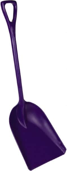 Remco - 17-1/8" High Square Plastic Shovel - 27" Long D-Grip Handle - Benchmark Tooling